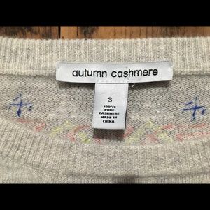 Autumn Cashmere Sweaters - Autumn Cashmere Skull Hi-lo Sweater Autumn Cashmere Sweaters - Autumn Cashmere Skull Hi-lo Sweater